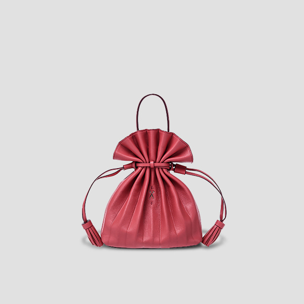 Lucky Pleats Crossbag Mineral Red