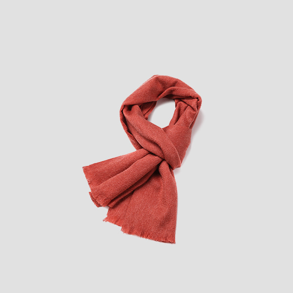 Cashmere Muffler Mineral Red