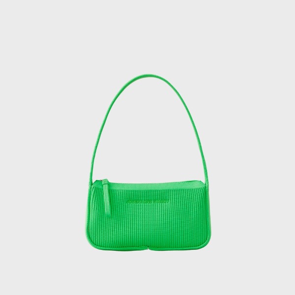 [6/13 Pre-Order] LPK Arton Knit Shoulder Bag S Green Flash