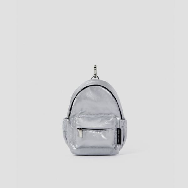 Daily Pocket Mini Backpack Sleek Silver