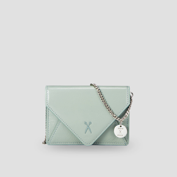 Easypass Amante Card Wallet With Chain Iceberg Green